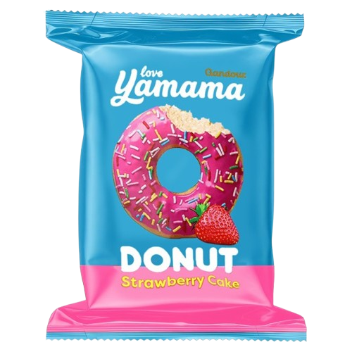 Gandour Yamama Donut Strawberry 37g x 5 Pieces